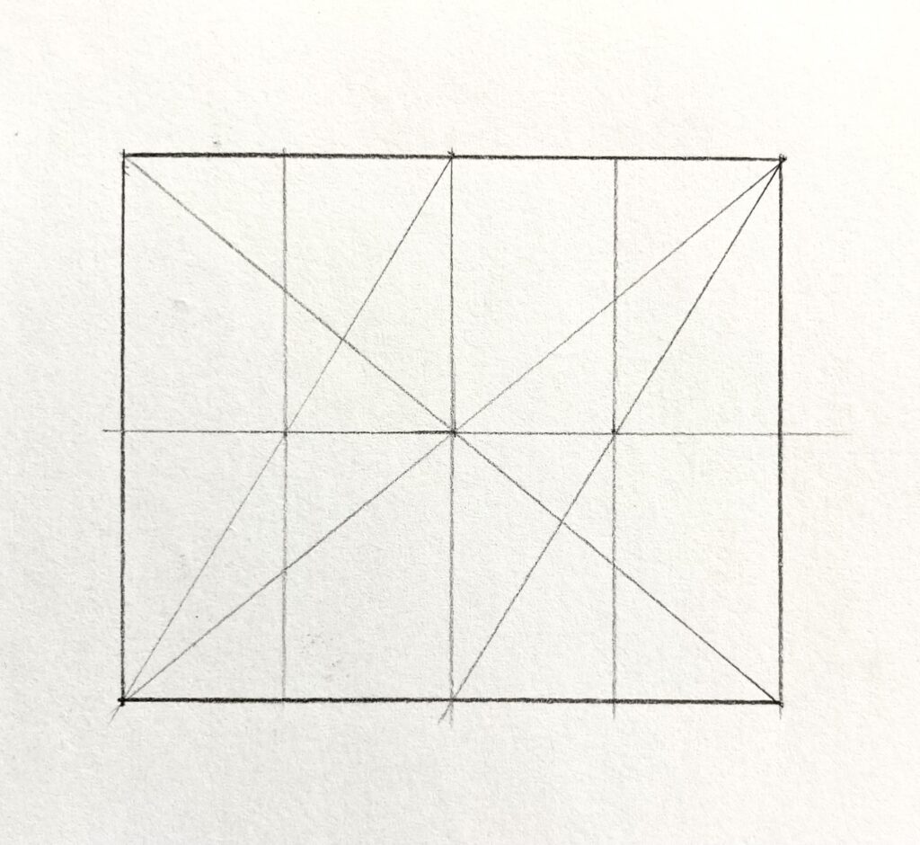 全体を4分割する