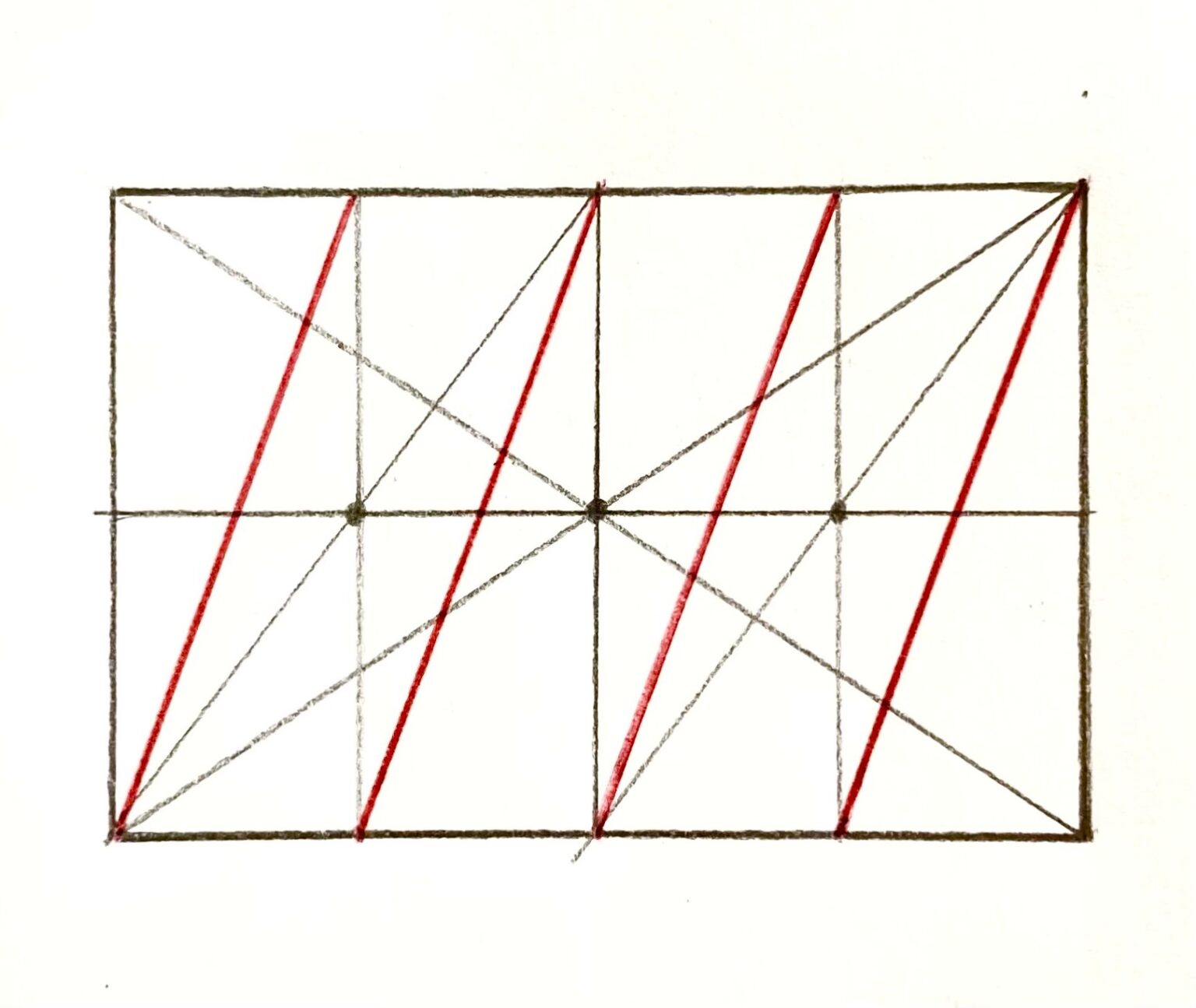 【簡単】正方形や長方形を9等分、18等分する方法をわかりやすく解説 | 絵画を耕す農夫集団